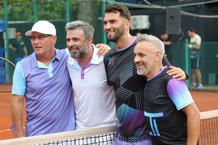 Andrei Pavel, Cornel Ilie, Horia Tecău and Cristi Dragnea: Ionuţ Iordache (GSP)