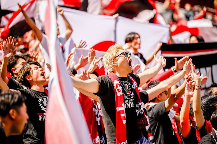 Urawa Red Diamonds's gallery impressed everyone