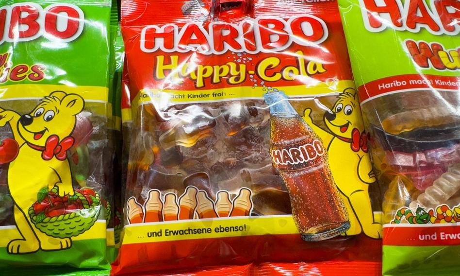 Haribo jelly beans in the shape of a cola bottle "with an insert". There were cannabis in the composition