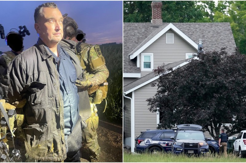 The man accused of mortally shot a Democratic deputy from Minnesota and her husband was arrested after a large tracking