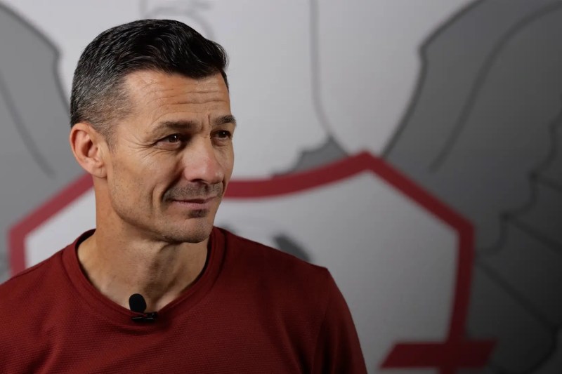 Constantin Gâlcă, the new coach of the Rapid. Photo: fcrapid.ro