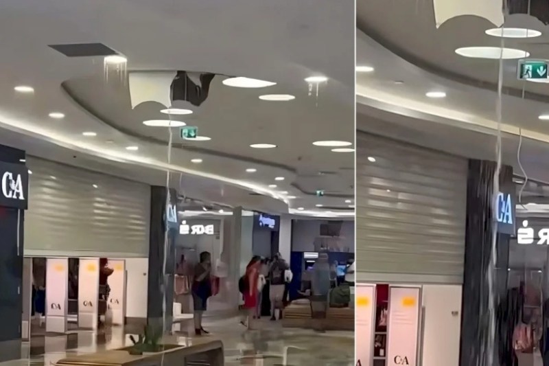 The center of Bucharest is effectively flooded, now it is raining and in malls. In Sun Plaza, for example, pour with bucket. Orange code still in force | Photo source: Infotrafic Bucharest and Ilfov / Facebook / B365