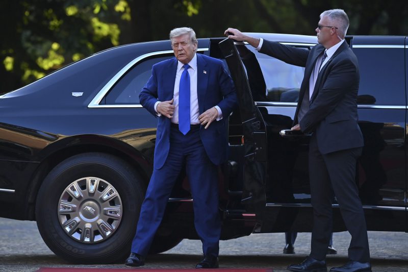 Donald Trump was not in a hurry to reach the dinner hosted by the King of the Netherlands, though he had delayed and landed for an hour in The Hague