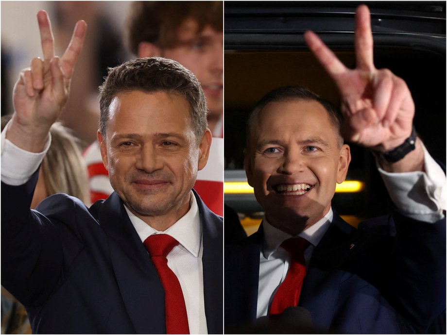 Rafał Trzaskowski and Karol Nawrocki faced the second round of presidential elections