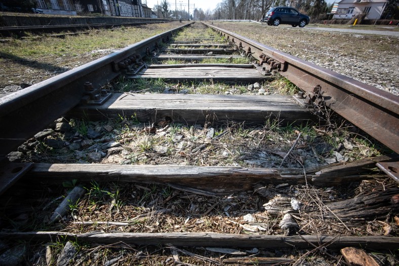 Destroyed railway tracks in Ciechocinek, March 21, 2025 (illustrative photo)