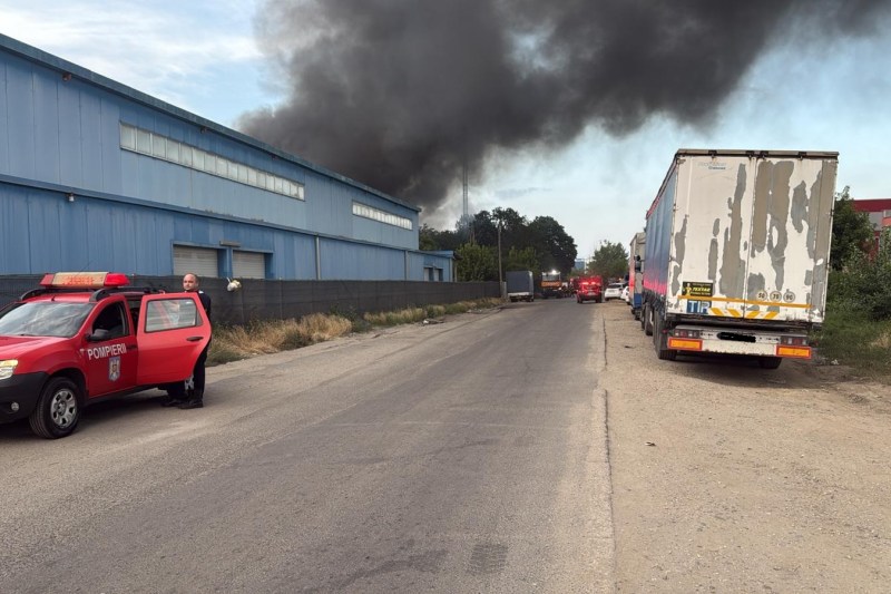 VIDEO MESSAGE RO-ALERT at the exit from Bucharest, due to a fire.