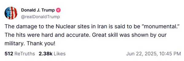 Donald Trump's entry