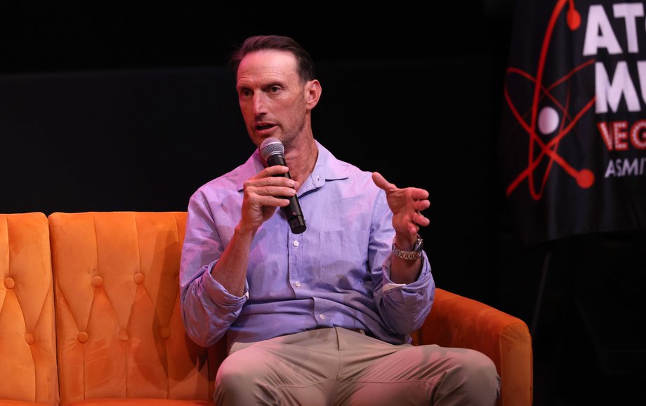Charles Oppenheimer during a meeting at The Atomic Museum at The Beverly Theater, 27 July 2023 in Las Vegas, Nevada.