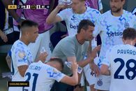 How was Cristi Chivu surprised one minute after his team received a goal in the Monterrey - Inter duel
