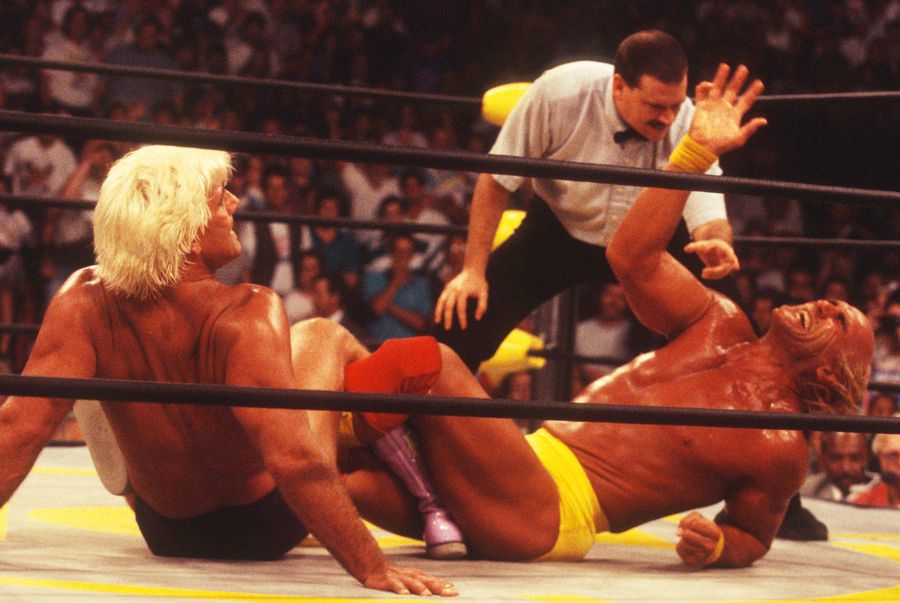 Ric Flair, fighting with the great hulk Hogan Crunte news for a wrestling legend »Diagnosis: skin cancer