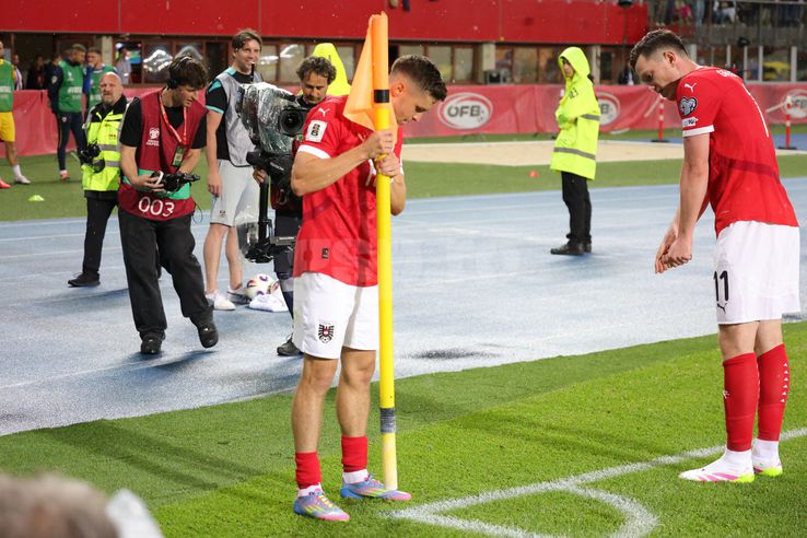Austria - Romania, cadres surprised in the second half / photo: Ionuț Iordache (GSP)