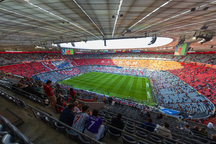 Imagine live de pe Allianz Arena / FOTO: Ionuț Iordache Portugalia - Spania, finala Ligii Națiunilor și duel între generații Lamine Yamal - Cristiano Ronaldo » Reporterii GSP transmit toate detaliile din stadion: ce finală pe Allianz Arena!