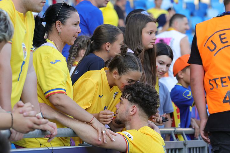 Andrei Borza. Images during the match Spain U21 - Romania U21 2-1 Photo: Ionuţ Iordache (photo)