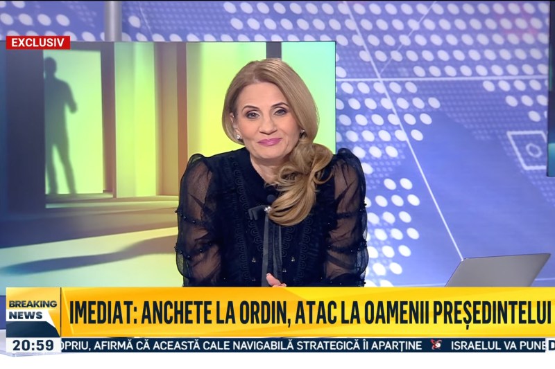TV producer Anca Alexandrescu. Capture reality plus