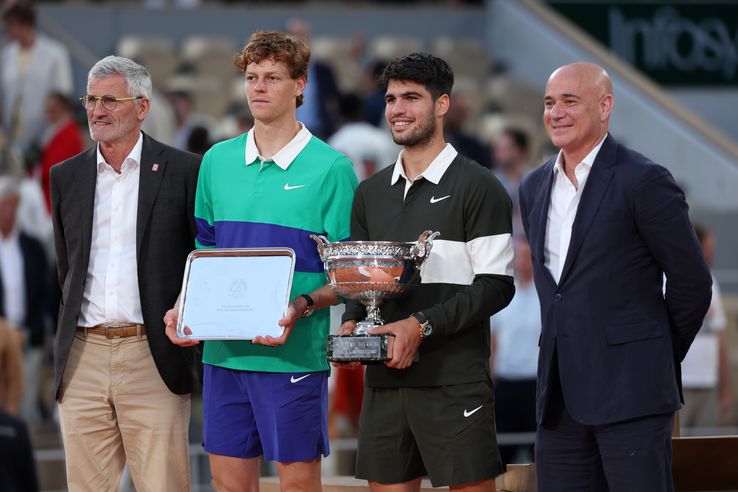 Jannik Sinner - Carlos Alcaraz, Dramatic Finals from Roland Garros/Photo: Getty Images