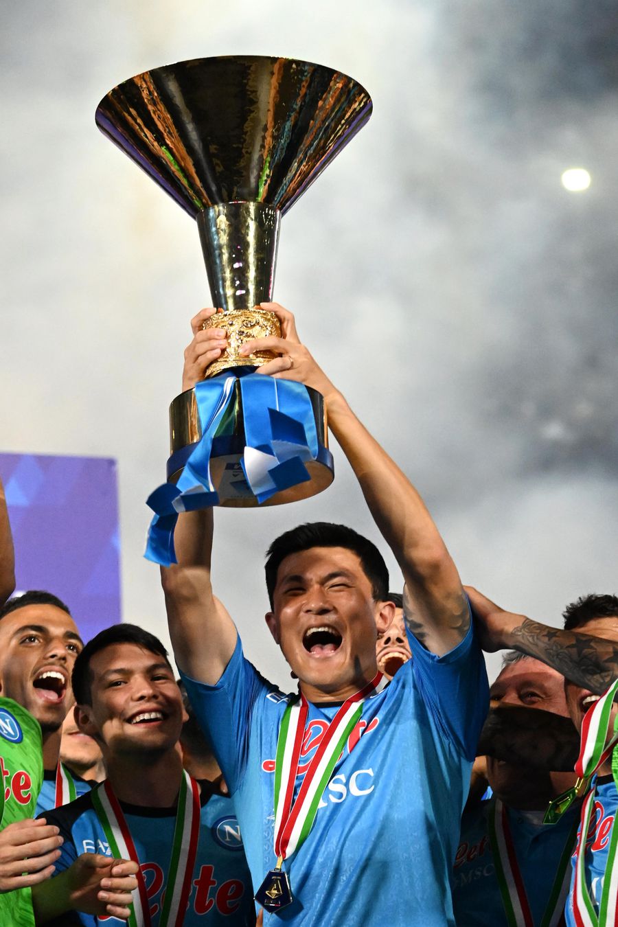 Kim Min-Jae, Scudetto winner with Napoli (season 2022/2023) // Photo: Getty Images He could return in series A to two years after he conquered