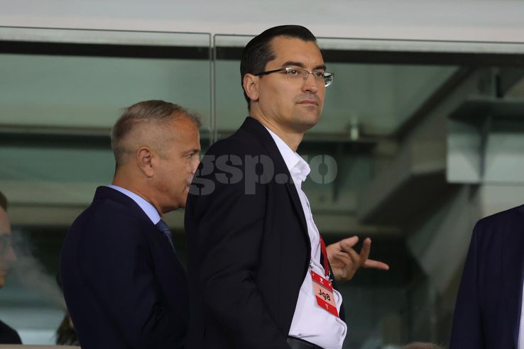 Răzvan Burleanu / What happened immediately after the final whistle in Austria - Romania / Photo: Ionuț Iordache (gsp.ro)