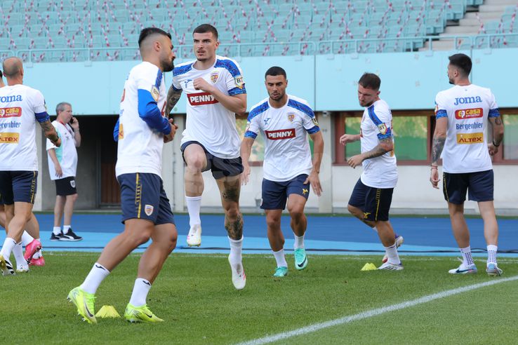 The official training of the national team in Vienna Photo: Ionuţ Iordache (GSP)