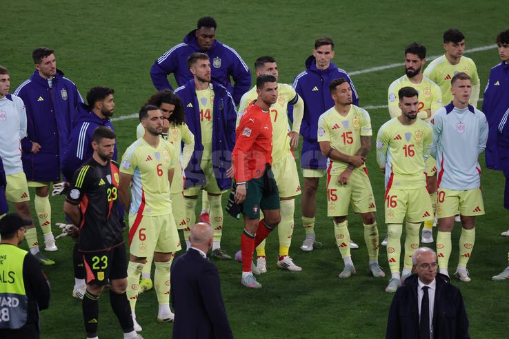 Cristiano Ronaldo consoled him on Morata Photo: Ionuţ Iordache (GSP)