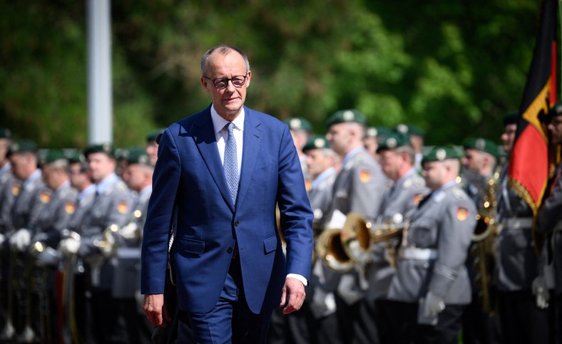 German Chancellor Friedrich Merz, Berlin, June 11, 2025.