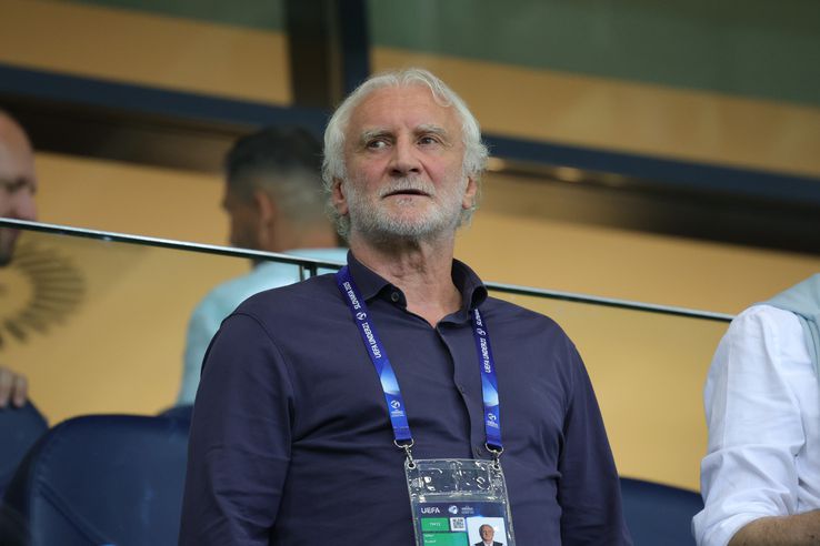 Great Rudi Voller, in the stands at the Czech U21 - Germany U21 // Photo: Ionuț Iordache (GSP)