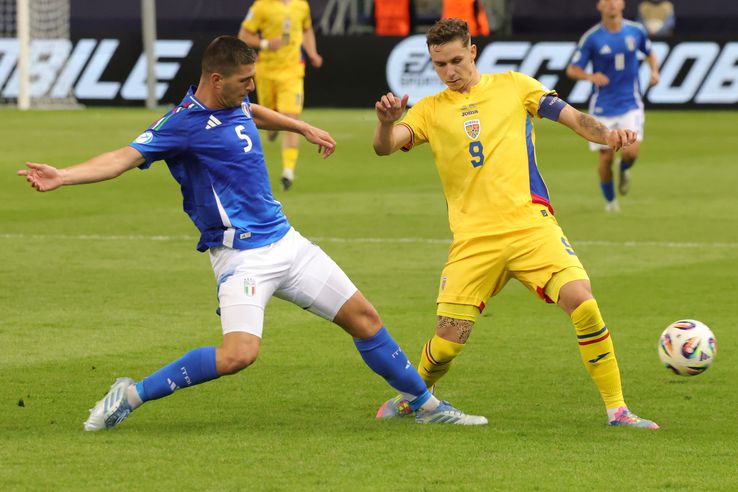 Louis Munteanu. Images from the Romanian U21 match - Italy U21 0-1 Photo: Ionuţ Iordache (GSP)