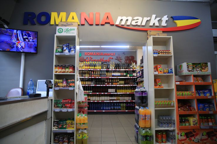 Images from the Romanian store from Graz Photo: Ionuţ Iordache (GSP)
