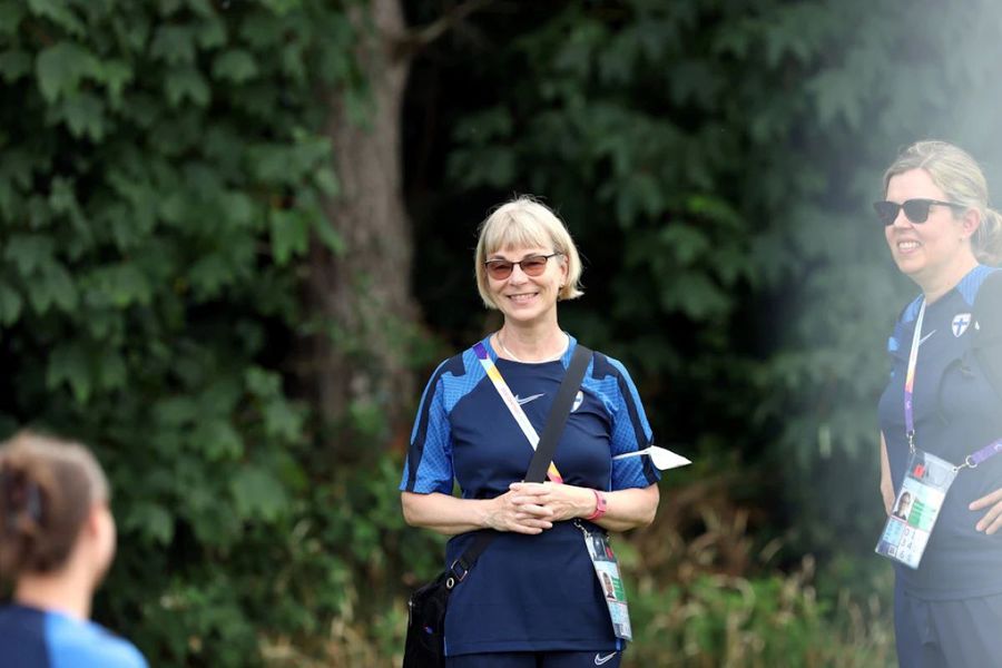Outi Saarinen, the female representative of Finland Incredible joke! Hallucinating how a 23 -year -old player missed the debut at national