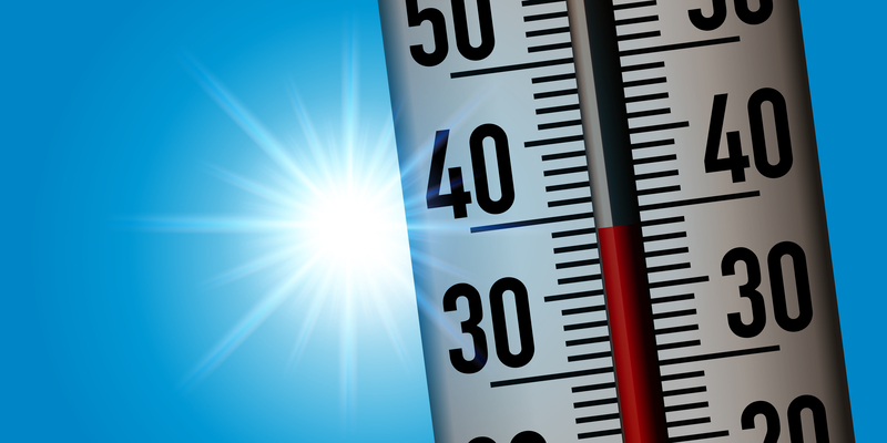 A new alert of heat, emitted by meteorologists. Warning and for strong wind