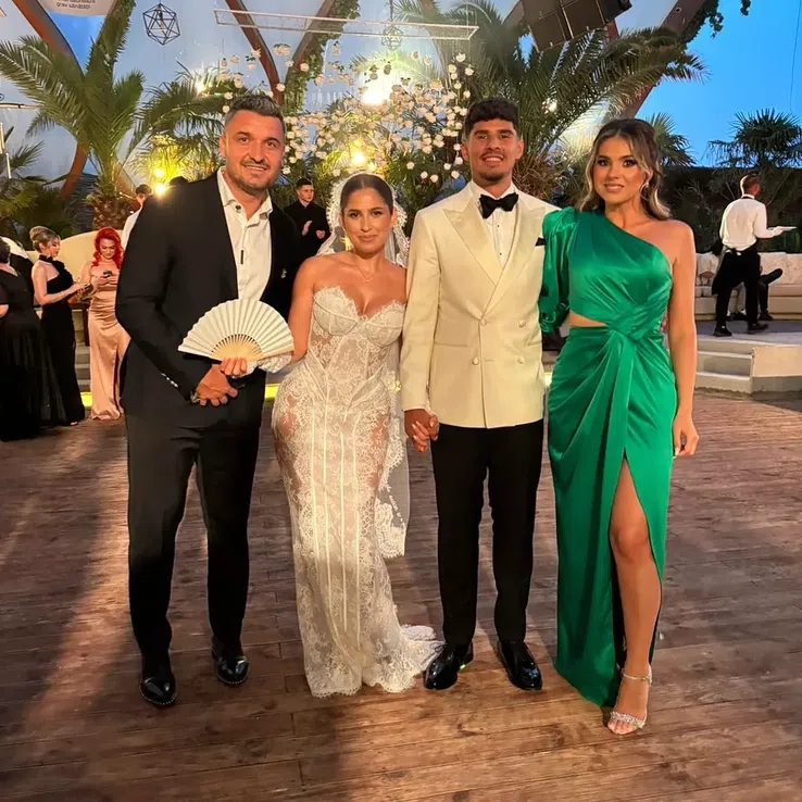 Constantin Budescu at Florinel Coman's wedding / photo: Instagram