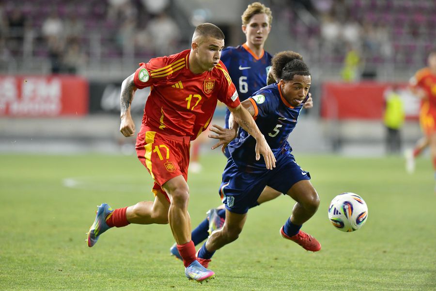 Pablo Garcia, in Spain U19 - Holland U19, Euro U19 // Photo: Cristi Preda (GSP) 3 future celebrities who delighted in the Euro U19 final in Giulești »The Netherlands proposes the next van Dijk and Dumfries + the new