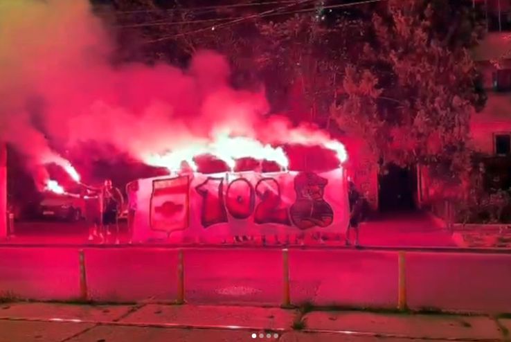 Another banner displayed by Militari 2018