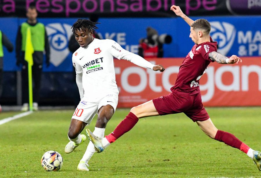Nana Antwi, in a match with CFR Cluj / Photo source: Imago Images Gigi Becali understood live with a club in Superliga: