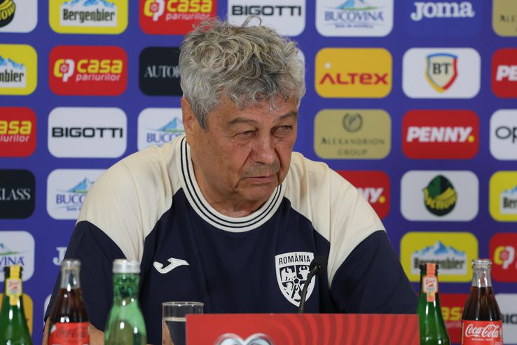 Austria - Romania // Conference - Mircea Lucescu (photo: Ionuț Iordache - GSP)