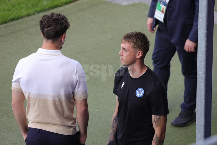 Timotej Jambor before Romania - Slovakia Under 21. Photo: Ionuț Iordache (gsp.ro)