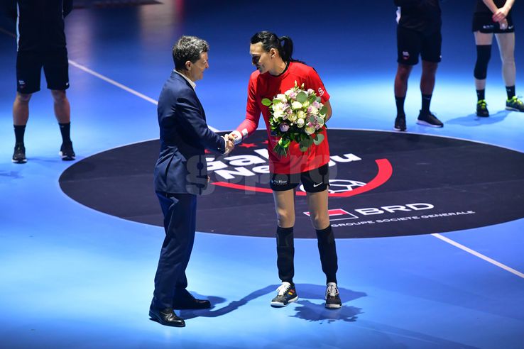 Images from Cristina Neagu's withdrawal match surprised by GSP photoreporter Cristi Preda