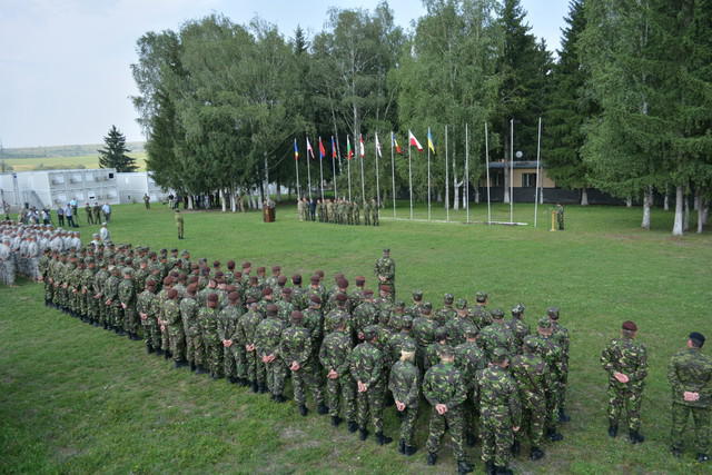 Image from the opening ceremony of Saber Guardian exercise, photo: mapn.ro