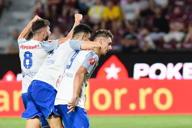 The players of Farul Constanta, photo: Flaviu Buboi / Nurphoto / Shutterstock Editorial / Profimedia
