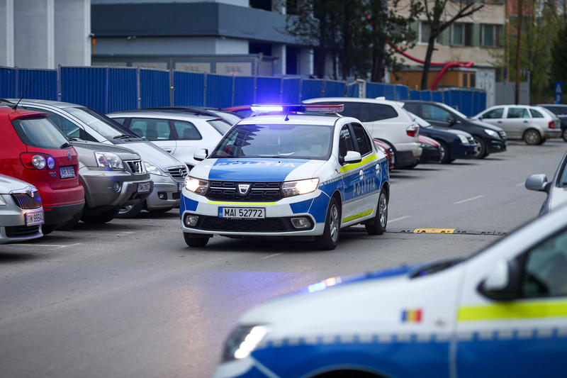 Police car, photo: Inquam Photos - Virgil Simionescu