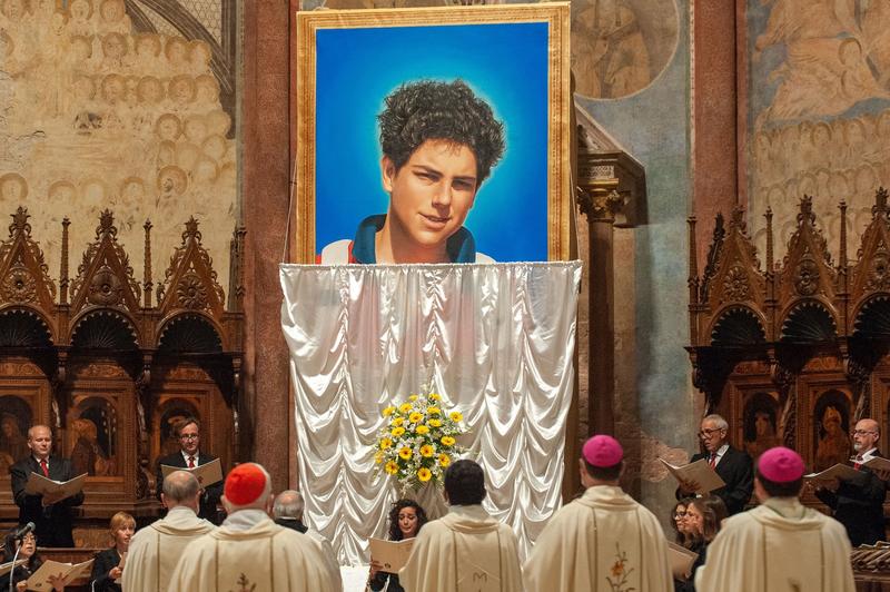 Carlo Acutis's beatification service in 2020, photo: Massimilian Miglirato-CPP / IPA / Profimedia Images