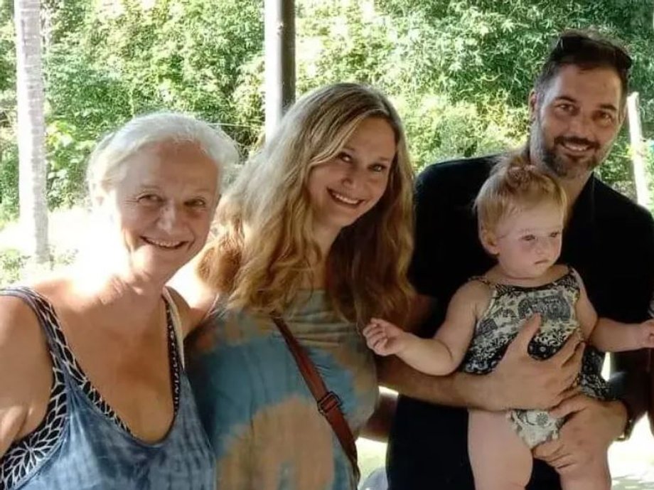Sandy Cacchione with his family