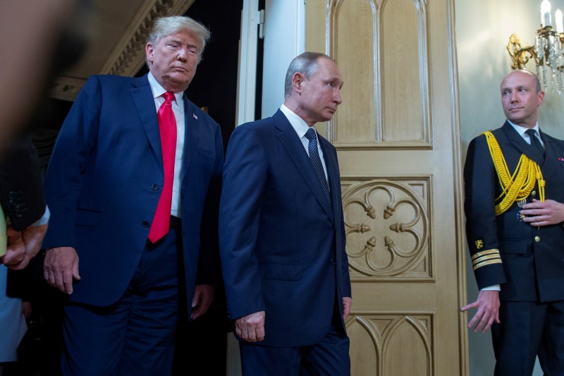 Donald Trump says that Vladimir Putin 