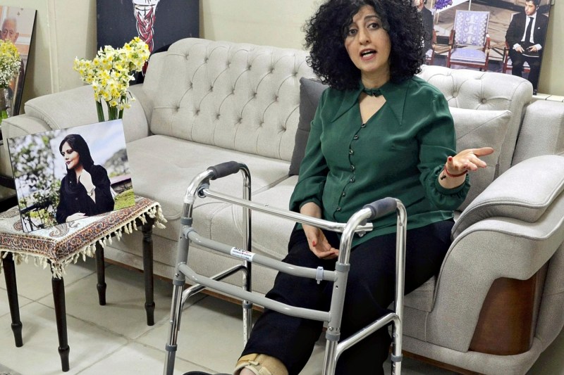 A winner of the Nobel Prize, which should be in prison, recorded a video message in a shelter in Iran and sent it to a US television. What to send Trump