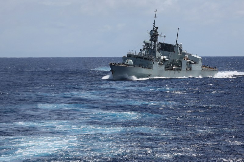 China's reaction after a British war ship crossed the Taiwan Strait