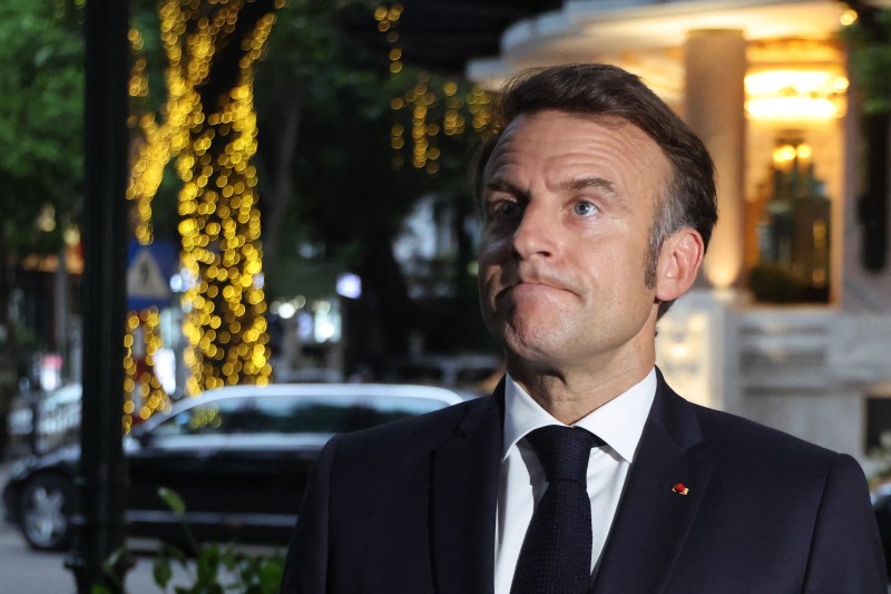 Macron, criticized in the North Korean press: