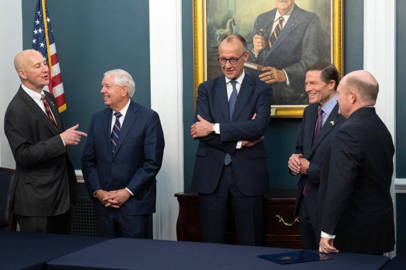The Merz Chancellor invokes Russia's danger to the US congressmans: 