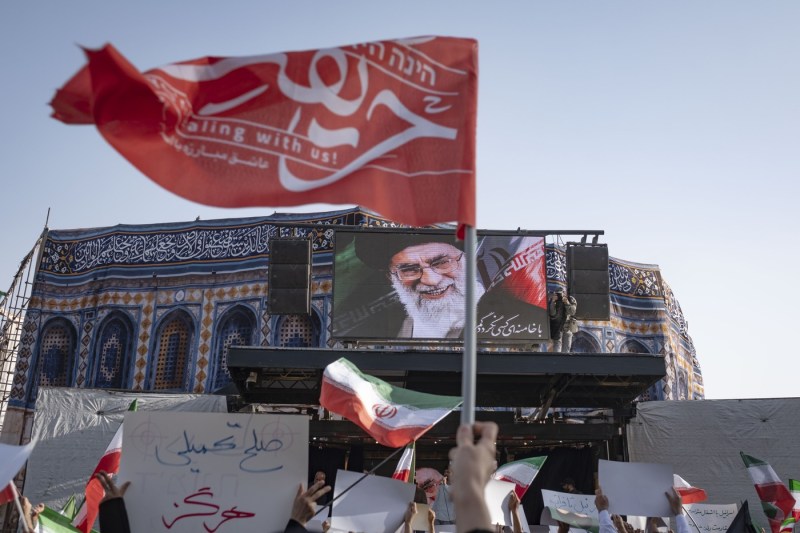 The first reaction of Ayatollah Ali Khamena, after the ballistic missile attack on the USA / which picture posted