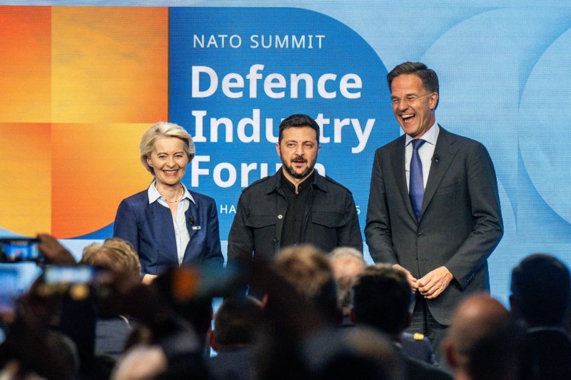 As long as Zelenski asks to the European states of NATO to invest in the defense of Ukraine.