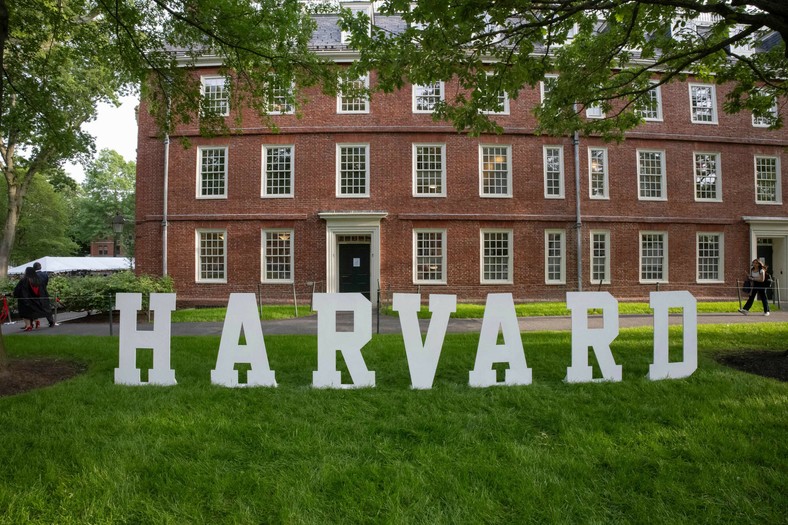 Harvard University campus in Boston (illustration photos)
