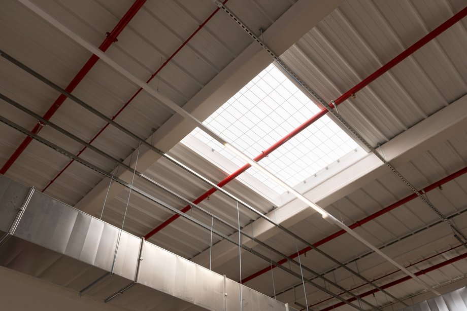 The magazine is designed to use as much natural light as possible